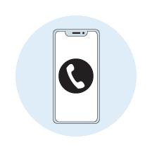 Call collect icon